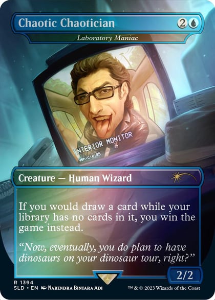 Chaotic Chaotician - Laboratory Maniac (Rainbow Foil), Secret Lair Drop Series 1394