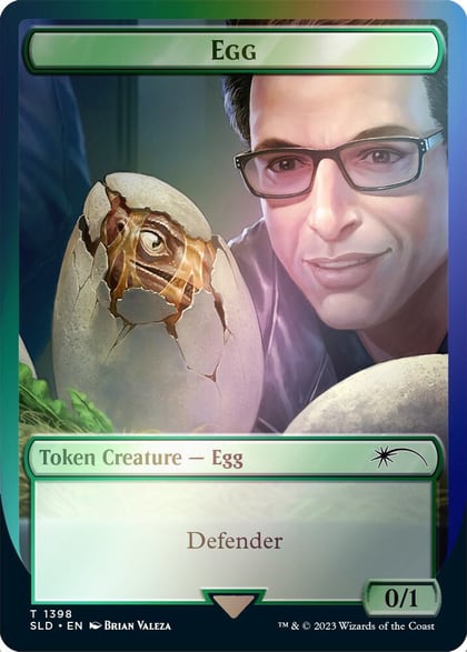 Egg Token (Rainbow Foil), Secret Lair Drop Series 1398