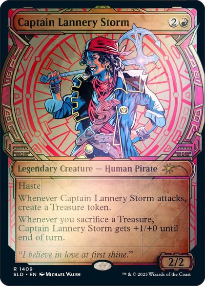 Captain Lannery Storm (Rainbow Foil), Secret Lair Drop Series 1409