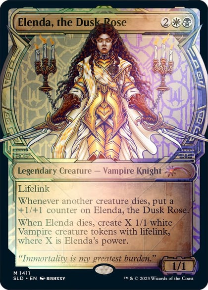 Elenda, the Dusk Rose (Rainbow Foil), Secret Lair Drop Series 1411