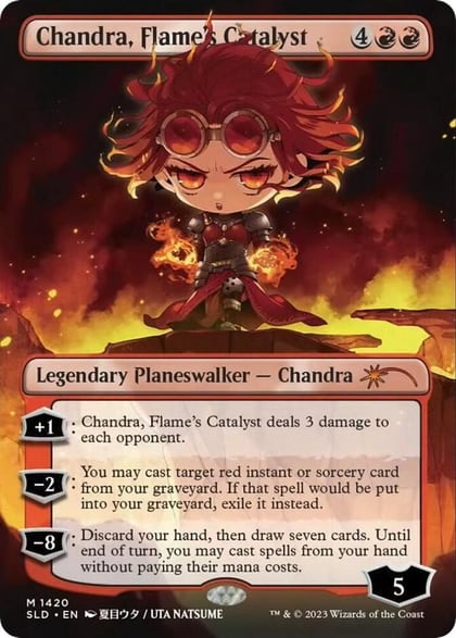 Chandra, Flame's Catalyst (Rainbow Foil), Secret Lair Drop Series 1420