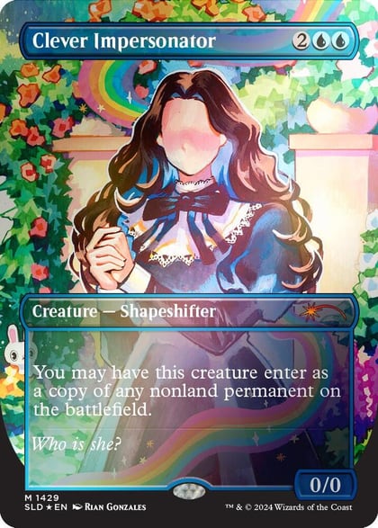 Clever Impersonator (Rainbow Foil), Secret Lair Drop Series 1429
