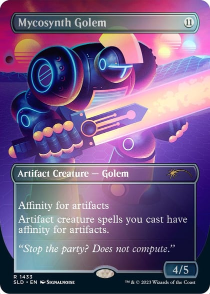 Mycosynth Golem (Rainbow Foil), Secret Lair Drop Series 1433