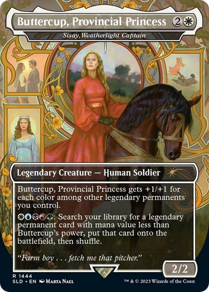 Buttercup, Provincial Princess - Sisay, Weatherlight Captain, Secret Lair Drop Series 1444