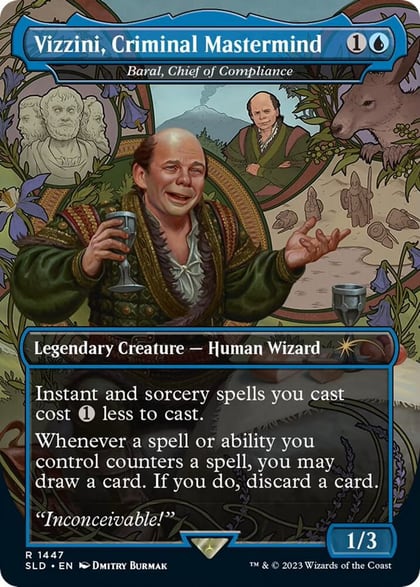 Vizzini, Criminal Mastermind - Baral, Chief of Compliance, Secret Lair Drop Series 1447