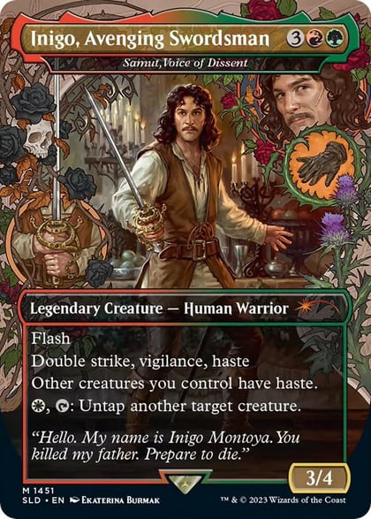 Inigo, Avenging Swordsman - Samut, Voice of Dissent, Secret Lair Drop Series 1451