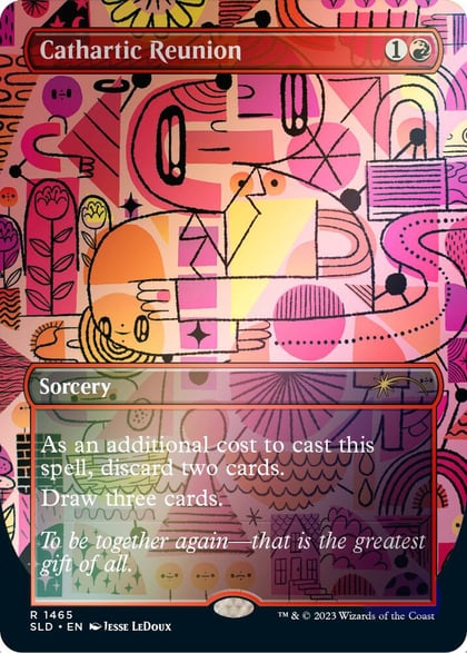 Cathartic Reunion (1465) (Rainbow Foil), Secret Lair Drop Series 1465