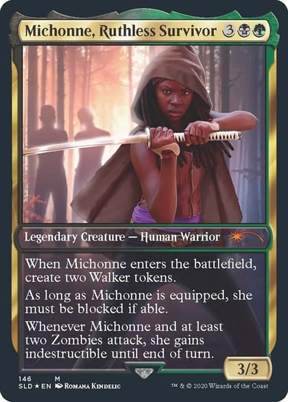 Michonne, Ruthless Survivor, Secret Lair Drop Series 146