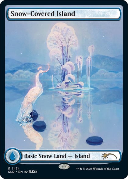 Snow-Covered Island (1474), Secret Lair Drop Series 1474
