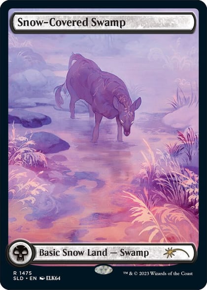Snow-Covered Swamp (1475), Secret Lair Drop Series 1475