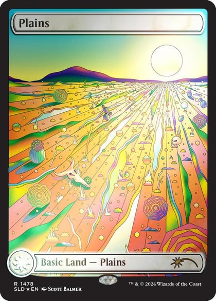 Plains (1478) (Rainbow Foil), Secret Lair Drop Series 1478