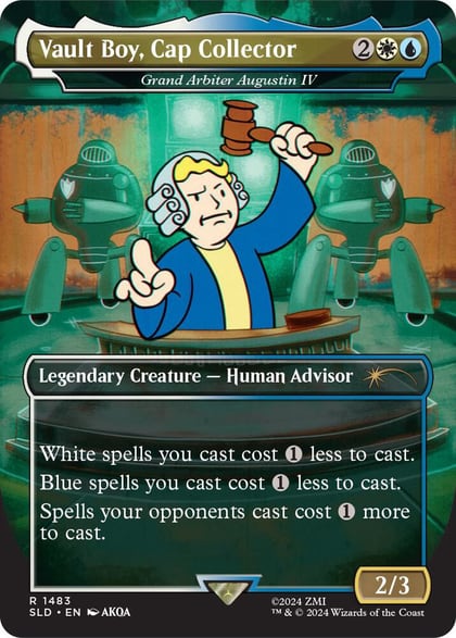 Vault Boy, Cap Collector - Grand Arbiter Augustin IV, Secret Lair Drop Series 1483