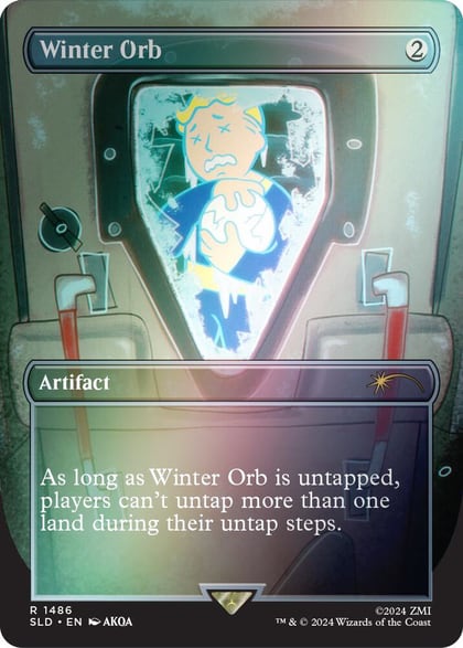 Winter Orb (1486) (Rainbow Foil), Secret Lair Drop Series 1486