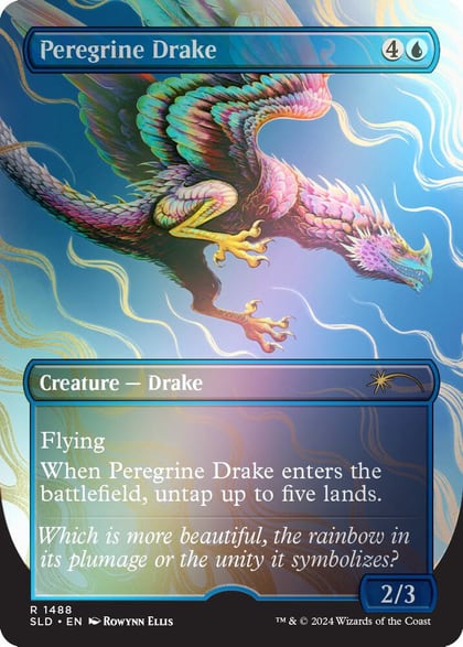Peregrine Drake (Rainbow Foil), Secret Lair Drop Series 1488