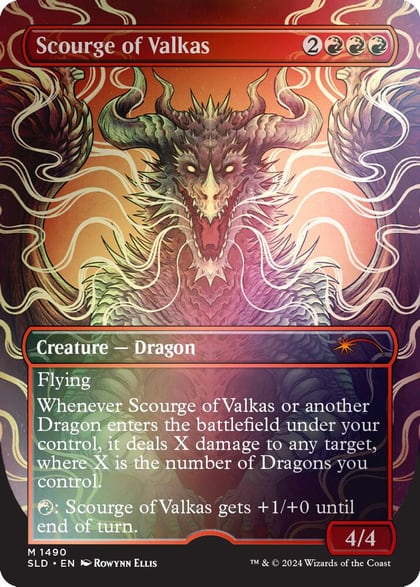 Scourge of Valkas (Rainbow Foil), Secret Lair Drop Series 1490
