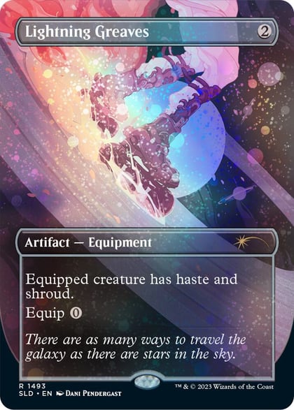 Lightning Greaves (1493) (Galaxy Foil), Secret Lair Drop Series 1493