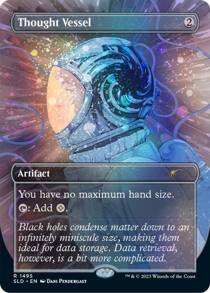 Thought Vessel (1495) (Galaxy Foil), Secret Lair Drop Series 1495