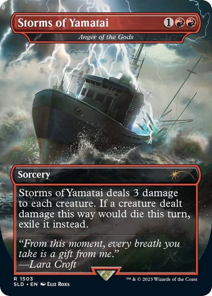Storms of Yamatai - Anger of the Gods, Secret Lair Drop Series 1503