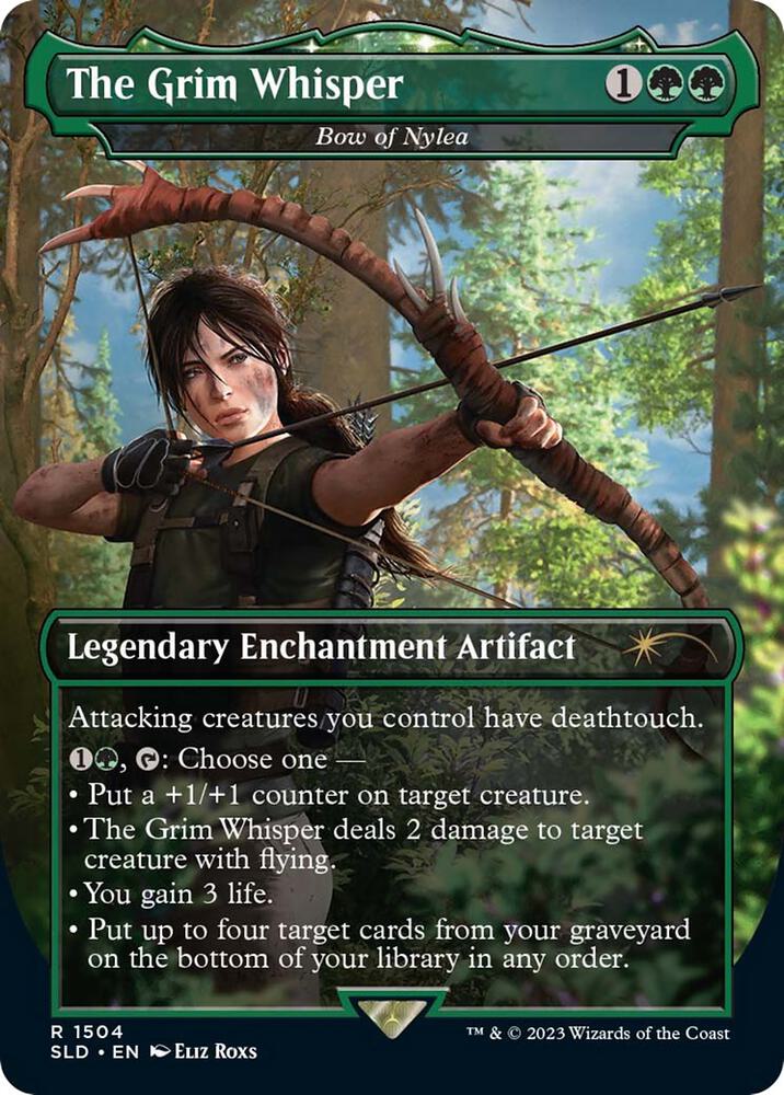 The Grim Whisper - Bow of Nylea, Secret Lair Drop Series 1504