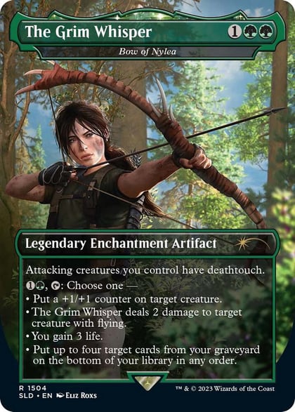 The Grim Whisper - Bow of Nylea, Secret Lair Drop Series 1504