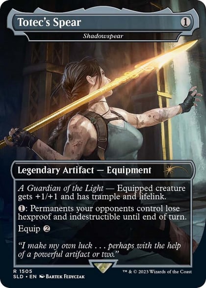 Totec's Spear - Shadowspear, Secret Lair Drop Series 1505