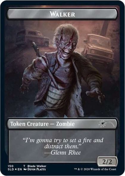Walker (Blade Walker // Winslow) Double-sided Token, Secret Lair Drop Series 150 // 151