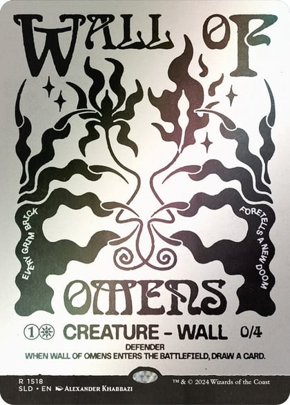 Wall of Omens (Rainbow Foil), Secret Lair Drop Series 1518