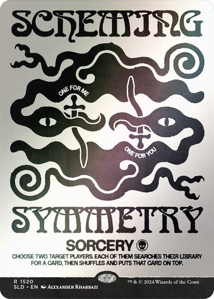 Scheming Symmetry (1520) (Rainbow Foil), Secret Lair Drop Series 1520