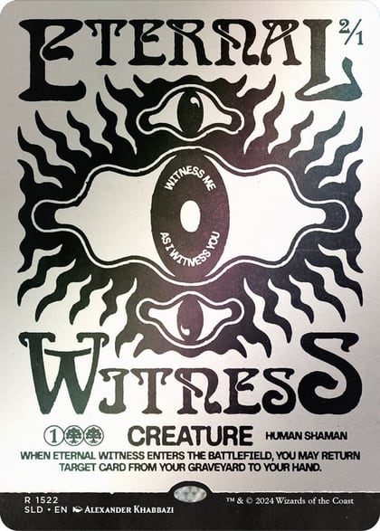 Eternal Witness (1522) (Rainbow Foil), Secret Lair Drop Series 1522