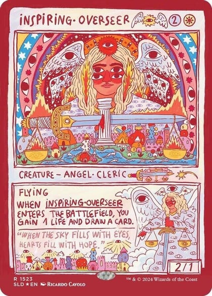 Inspiring Overseer (Rainbow Foil), Secret Lair Drop Series 1523