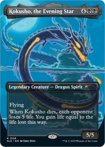 Kokusho, the Evening Star (Rainbow Foil), Secret Lair Drop Series 1528