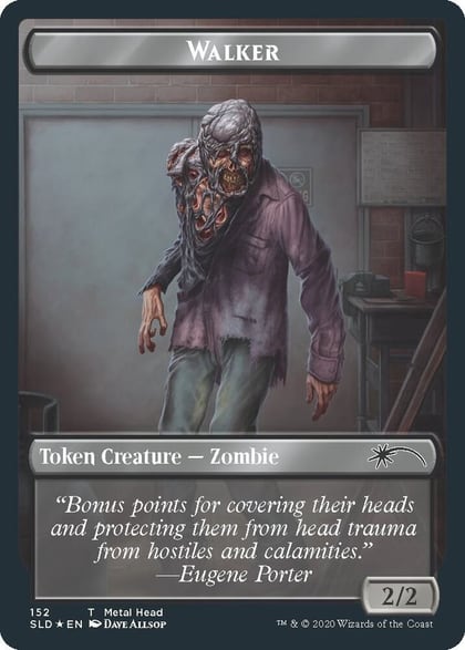 Walker (Metal Head // Treasure) Double-sided Token, Secret Lair Drop Series 152 // 153