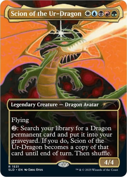 Scion of the Ur-Dragon (Rainbow Foil), Secret Lair Drop Series 1531