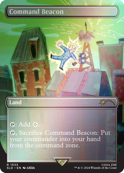 Command Beacon (Rainbow Foil), Secret Lair Drop Series 1533