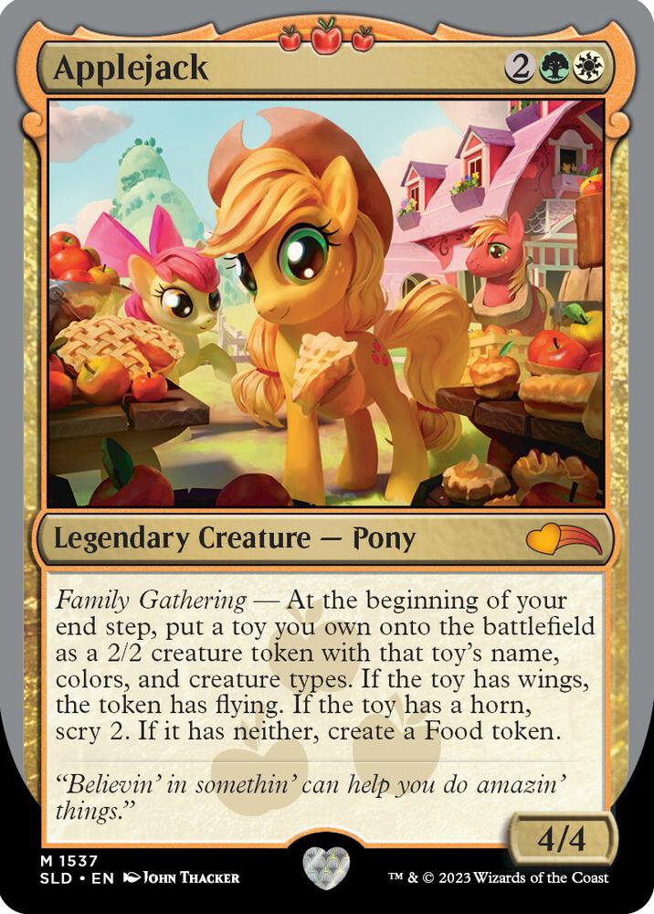 Applejack, Secret Lair Drop Series 1537