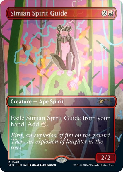 Simian Spirit Guide (Rainbow Foil), Secret Lair Drop Series 1548