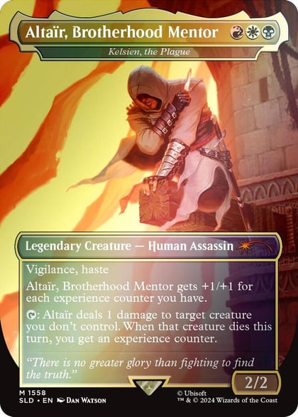 Altair, Brotherhood Mentor - Kelsien, the Plague (Rainbow Foil), Secret Lair Drop Series 1558