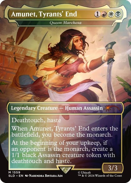 Amunet, Tyrants' End - Queen Marchesa (Rainbow Foil), Secret Lair Drop Series 1559
