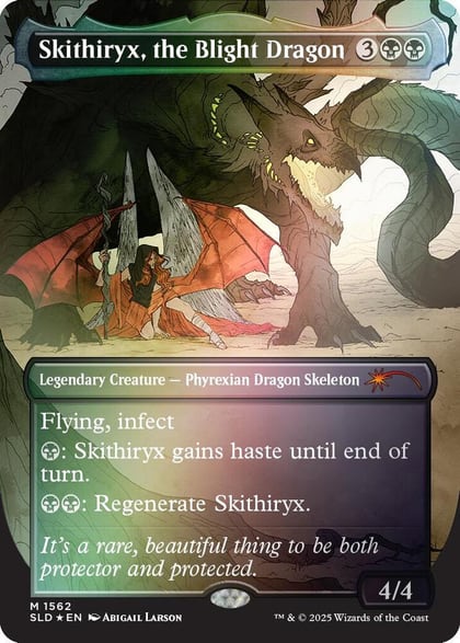 Skithiryx, the Blight Dragon (Rainbow Foil), Secret Lair Drop Series 1562
