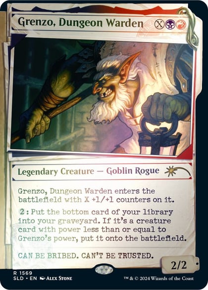 Grenzo, Dungeon Warden (Rainbow Foil), Secret Lair Drop Series 1569