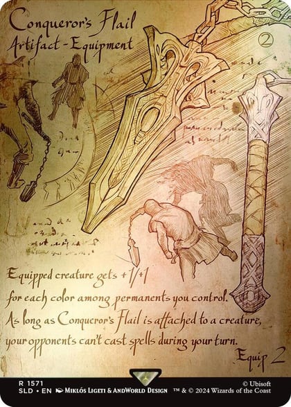 Conqueror's Flail (Rainbow Foil), Secret Lair Drop Series 1571