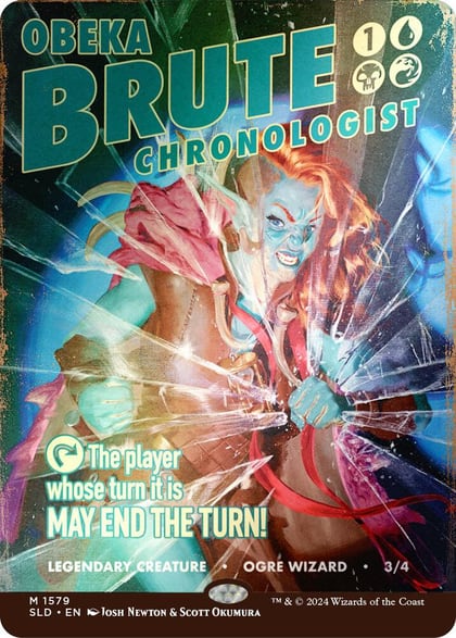 Obeka, Brute Chronologist (Rainbow Foil), Secret Lair Drop Series 1579