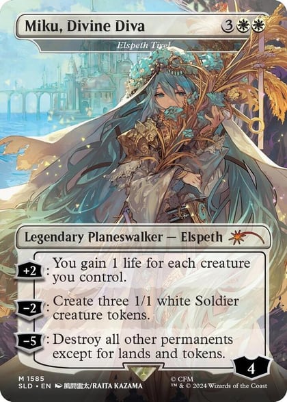 Miku, Divine Diva - Elspeth Tirel, Secret Lair Drop Series 1585