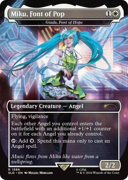Miku, Font of Pop - Giada, Font of Hope, Secret Lair Drop Series 1586