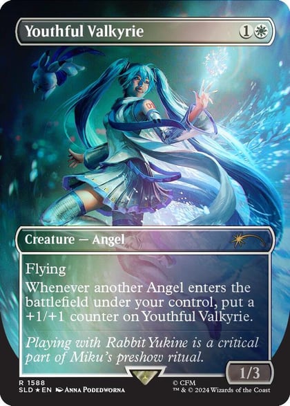 Youthful Valkyrie (Rainbow Foil), Secret Lair Drop Series 1588