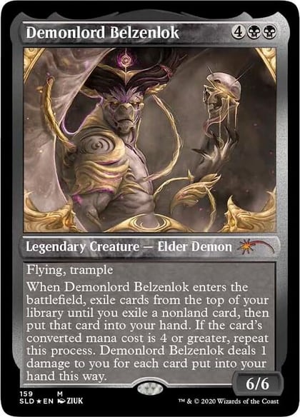 Demonlord Belzenlok (Foil Etched), Secret Lair Drop Series 159