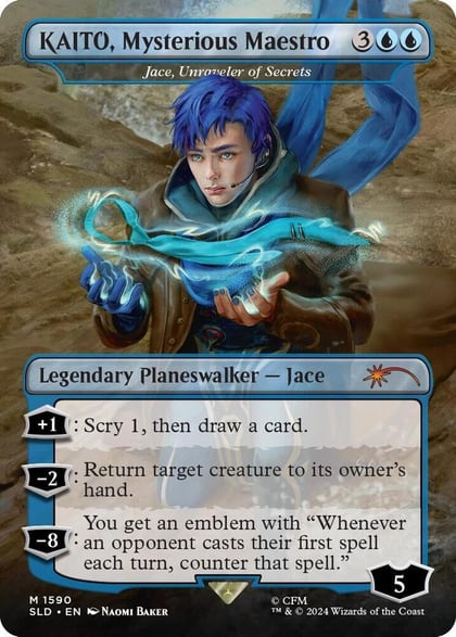 KAITO, Mysterious Maestro - Jace, Unraveler of Secrets, Secret Lair Drop Series 1590