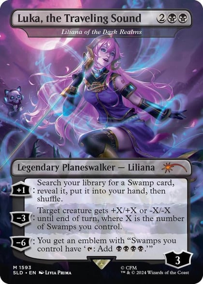 Luka, the Traveling Sound - Liliana of the Dark Realms, Secret Lair Drop Series 1593