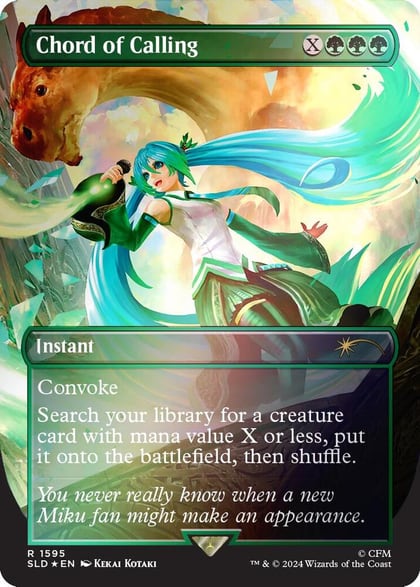 Chord of Calling (1595) (Rainbow Foil), Secret Lair Drop Series 1595