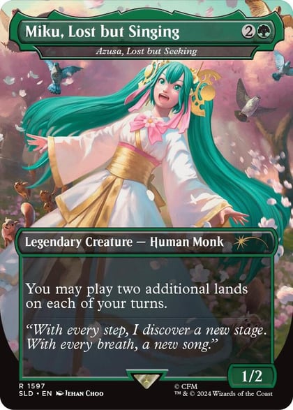 Miku, Lost but Singing - Azusa, Lost but Seeking, Secret Lair Drop Series 1597